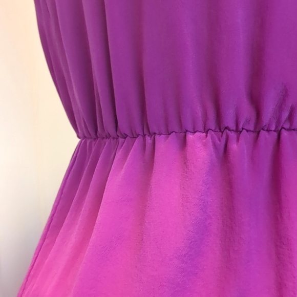 Aritzia Central Park West Pink and Black Silk Dress - Picture 3 of 10